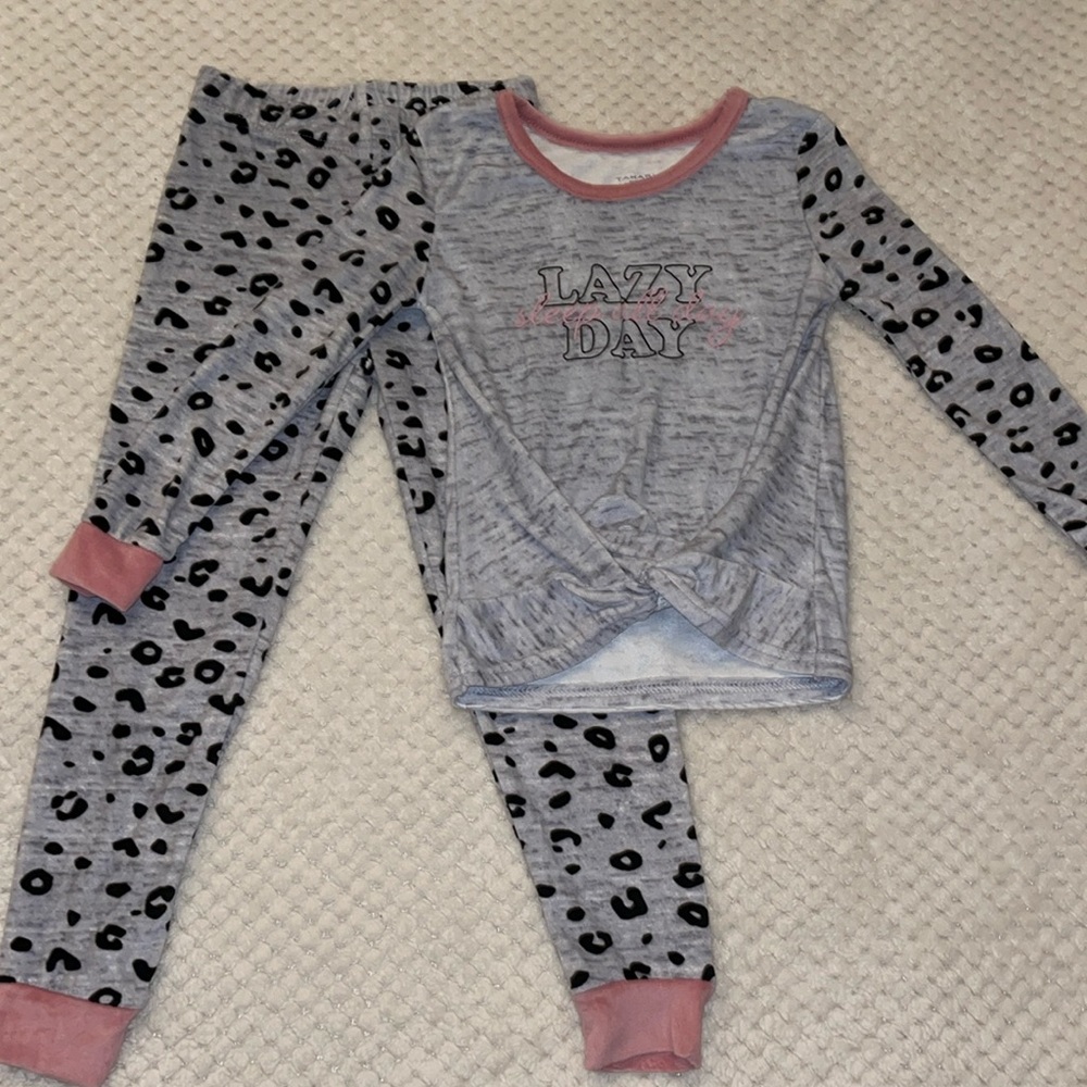 Matching Cheetah Print PJ Set